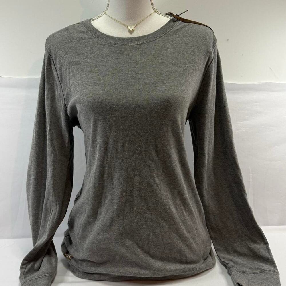 Polo by Ralph Lauren Gray Long Sleeve Crewneck Top